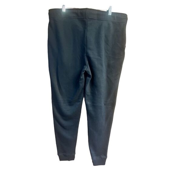Win Win Unisex Fleece Joggers Black Sz XL NWT - Picture 2 of 5